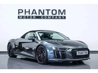 audi r8 5.2 r8 spyder quattro v10 semi-auto 4wd 2dr £16k extras+sport plus pack! convertible 2017, 13500 miles, £84990 - 33015585 - exchangeandmart.co.uk