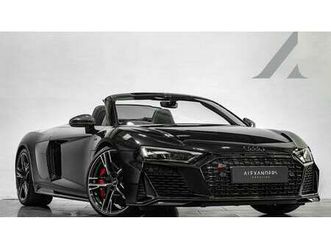 2020 audi r8 spyder noir automatique, 7+ vitesses conduit...