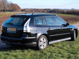 saab 9-3 1.8 i estate 2006 zwart — saab — marktplaats
