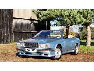 1989 maserati biturbo spyder a vendre