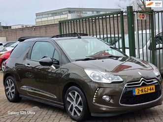 citroën ds3 cabrio 1.2 vti chic cabriolet 2e eigenaar dealer onderhouden nieuwstaat navigatie parkeer sensor cruis control