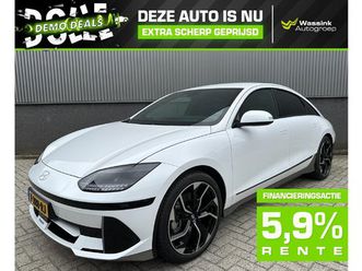 hyundai ioniq 6 77,4 kwh 229pk rwd connect | demo deals | launch pack | 800v ultrasnelladen | standaard rijk uitgerust!