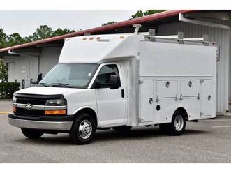 2011 chevrolet express 3500 cutaway utility service van work truck
