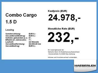 combo cargo 1.5 d edition matrix-led, navigation