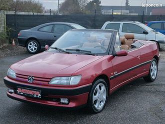 peugeot 306 cabriolet 2.0 suisse édition phase 1 1ère main