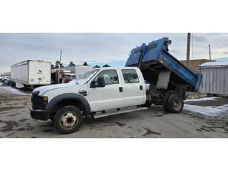 2009 ford super duty f-450 drw 4x4 - 4 door - dump truck!