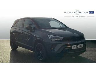 vauxhall crossland 1.2 turbo gs suv 5dr petrol manual euro 6 (start/stop) (110 ps)