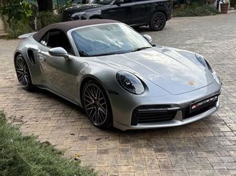 turbo s cabriolet -pelle marrone-capote marrone