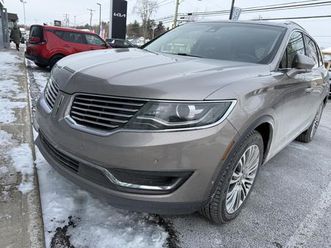 lincoln mkx 2018 reserve awd sieges chauffant toit ouvrant navigation