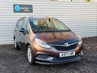 vauxhall zafira tourer 1.4i turbo design euro 6 5dr