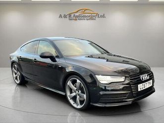 audi a7 3.0 tdi v6 black edition sportback s tronic quattro euro 6 (start/stop) 5dr