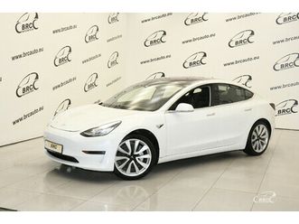 tesla, model 3, 2018m., balta