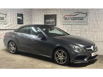 mercedes-benz e-class 2.1 e220 bluetec amg line cabriolet g-tronic+ euro 6 (start/stop) 2dr