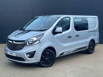 vauxhall vivaro 1.6 cdti 2900 biturbo ecotec limited edition nav crew van l1 h1