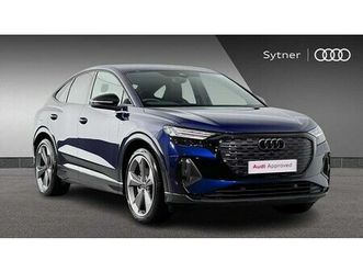 audi q4 sportback e-tron black edition 55 quattro