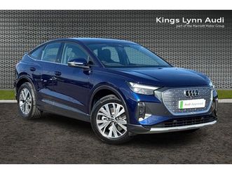 audi q4 e-tron sportback 210kw 45 82kwh sport 5dr auto [leather]