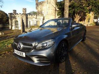 mercedes-benz c class 2.0 c300 amg line (premium) cabriolet 2dr petrol g-tronic+ euro 6 (start/stop) (2...