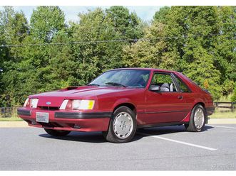 1984 ford mustang svo 54k 2.3l intercooled turbo 5-speed stock adult owned coupe