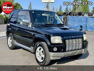 1999 mitsubishi pajero mini duke v, turbo, automatic, jdm, rhd, usps