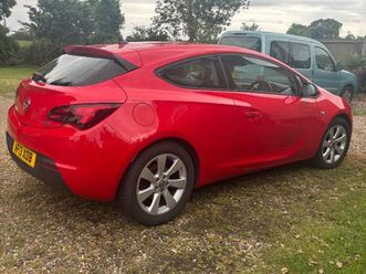 low mileage vauxhall, astra gtc, hatchback, 2013, manual, 1956 (cc), 3 doors