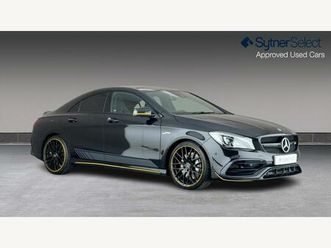 2.0 cla45 amg yellow night edition coupe spds dct 4matic euro 6 (start/stop) 4dr
