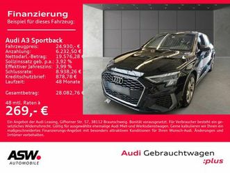 audi a3 sportback s line 40tfsi e stroni led navi b&o