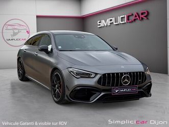 mercedes cla shooting brake 45 s amg 8g-dct amg 4matic pack aérodynamique 45s garantie 12 mois