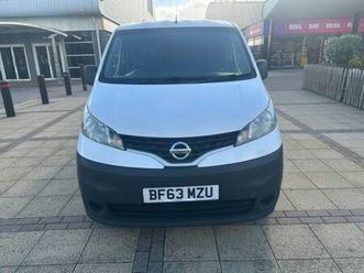 2013 nissan nv200 se - new years mot - no vat - 2 keys - reverse camera
