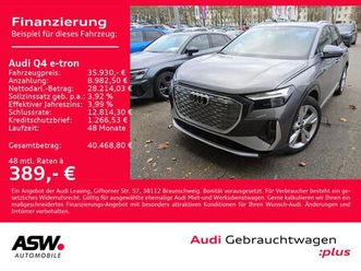 audi q4 s line 50 e-tron quattro led navi pdc ahk