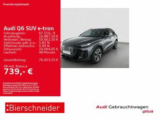 audi q6 e-tron s-line black matrix pano ar-hud b&o 36