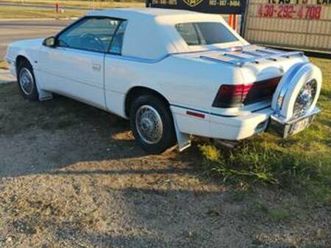 1992 chrysler lebron convertible two-door coupe