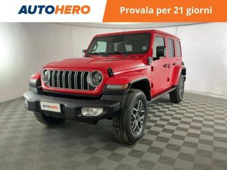 wrangler 4ª serie wrangler unlimited 2.0 phev atx 4xe sahara