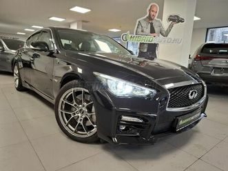 infiniti q50s 3.5 v6 hybrid sport tech awd (automata) 2. tulaj. mo.-i. vezetett szerviz. b.mentes. 1 év garancia!