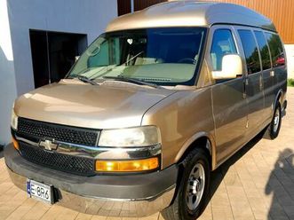 chevrolet express 5.3 v8 300km gmc savana astro oklazja zamiana golęczyna • olx.pl