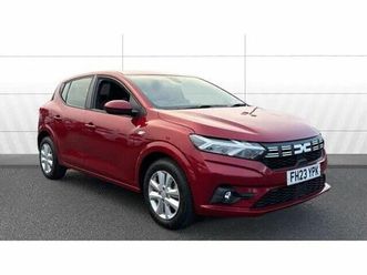 dacia sandero 1.0 tce expression 5dr cvt petrol hatchback