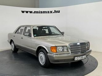 mercedes-benz w 126 260 se muzeális minősítés. eredeti állapotban. vezetett szervizkönyves