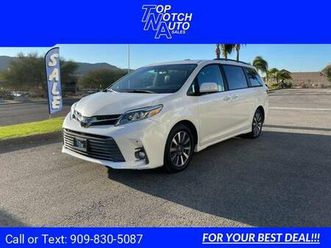 2020 toyota sienna limited van blizzard pearl