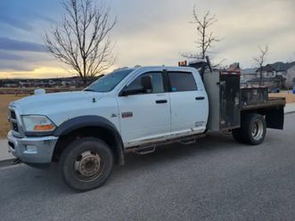 2011 ram 5500 4x4 s/a deck truck - 6.7 diesel