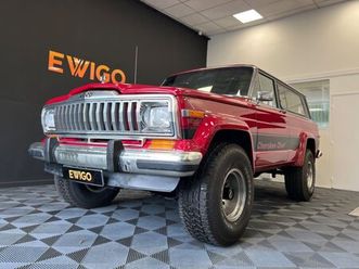 jeep cherokee chief fullsize restauration complète 5.9l injection 260ch bva4 2ème main depuis 1988