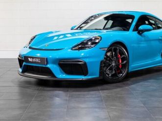 porsche 718 cayman gt4 4.0 420 – française clubsport chrono pdls+ baquets carbone bose cam. recul 933e-mois