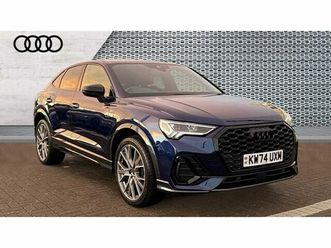 audi q3 sportback black edition 150 ps tdi s tronic