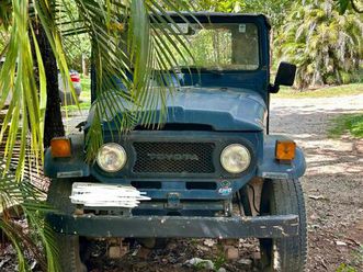 relíquia!!! toyota band.jipe capota de lona diesel 1979