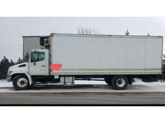 2009 hino 338 refrigerator truck(multi temp and dual zone)
