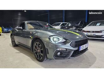 fiat 124 abarth scorpione 1.4 170 cv bvm / 54.980 km / 1er main / suivi complet / bose / echappement monza