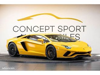 lamborghini aventador s 6.5 v12 740cv - lift - camera - full carbone - 8000kms