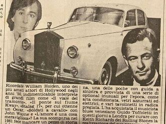 silver cloud ii ex william holden