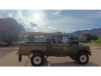 1984 land rover series 3 vert manuel, 4 vitesses conduite...