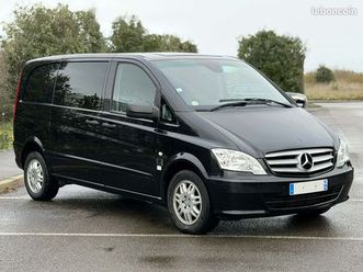 mercedes vito 122 3.0 cdi v6 224cv / 5 places / double portes lat / clim / court 2t8 / tva recuperable / 2 mains / francais
