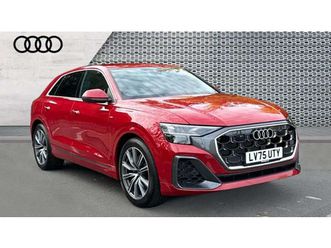 audi q8 55 tfsi quattro s line 5dr tiptronic suv 2025, 4289 miles, £52990 - 33017037 - exchangeandmart.co.uk