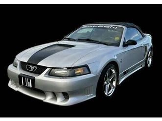 1999 ford mustang saleen s281 convertible - silver metallic beauty!**